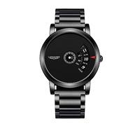 RORIOS Montres de Mode pour Hommes Montre Analogique Quartz Montre 3ATM Imperméable Montre De Poignet Creative Pas de Pointeur Simple Adultes Regarder