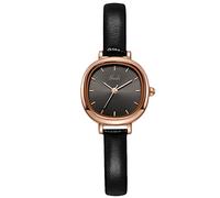 RORIOS Montres Femmes Analogique Quartz Montre avec Bracelet en Cuir Étanche Carré Montre-Bracelet pour Femmes Filles Dames