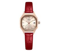 RORIOS Montres Femmes Carré Montre avec Bracelet en Cuir Analogique Quartz Montres Étanche Montre-Bracelet pour Femmes Filles Dames