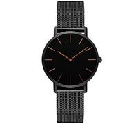 RORIOS Montres Femmes Imperméable Quartz Analogique Montres avec Bracelet en Mesh Acier Inoxydable Minimaliste Montres Dames