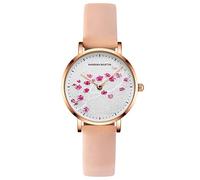 RORIOS Montres Femmes Quartz Analogique Montre Élégant Étanche Montres avec Bracelet en Cuir Mode Montre pour Femmes Fille