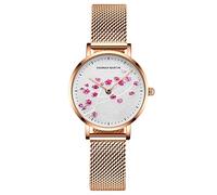RORIOS Montres Femmes Quartz Analogique Montre Élégant Montres avec Bracelet en Mesh Acier Inoxydable Mode Montre pour Femmes Fille