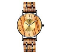 RORIOS Montres Hommes en Bois Light Analogique Quartz Montre Naturel Montres Mode Men Watch