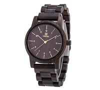RORIOS Montres Hommes en Bois Super Light Quartz Montre en Bois Naturel Montres Mode Hommes Bracelet