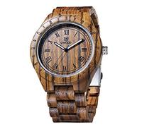 RORIOS Montres Hommes en Bois Super Light Quartz Montre en Bois Naturel Montres Mode Hommes Montre en Bois