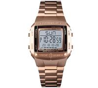 RORIOS Numériques Montres Militaire de Sports de Garçons LED électronique Poignet Montres avec L'alarme Minuterie Acier Inoxydable Bracelet Montres Homme