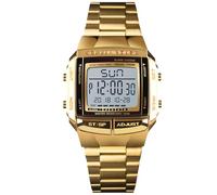 RORIOS Numériques Montres Militaire de Sports de Garçons LED électronique Poignet Montres avec L'alarme Minuterie Acier Inoxydable Bracelet Montres Homme