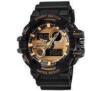 RORIOS Numériques Montres Militaire de Sports de Garçons LED Grand Visage électronique Poignet Montres avec L'alarme Minuterie Montres Homme