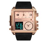 RORIOS Sport Montre Homme Montre Quartz Numérique avec Alarme Montres Lumineuses Multifonction Électronique Montre pour Homme Garçon