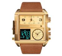 RORIOS Sport Montre Homme Montre Quartz Numérique avec Alarme Montres Lumineuses Multifonction Électronique Montre pour Homme Garçon