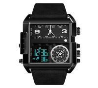 RORIOS Sport Montre Homme Montre Quartz Numérique avec Alarme Montres Lumineuses Multifonction Électronique Montre pour Homme Garçon