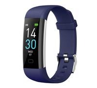 RORIOS Sports Smart Bracelet pour Hommes Femmes Tracker D’activité Band IP68 Étanche 16 Modes Sportifs Fitness Connectée Montre Bleu