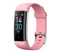 RORIOS Sports Smart Bracelet pour Hommes Femmes Tracker D’activité Band IP68 Étanche 16 Modes Sportifs Fitness Connectée Montre Rose