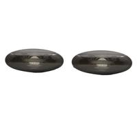 RORLL Pour Nissan Pour Cube Pour Juke Pour Leaf Pour Note Pour Micra Pour X-Trail Pour March Pour Qashqai Clignotant Latéral Clignotant Supplémentaire(2pcs(black))