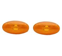 RORLL Pour Nissan Pour Cube Pour Juke Pour Leaf Pour Note Pour Micra Pour X-Trail Pour March Pour Qashqai Clignotant Latéral Clignotant Supplémentaire(2pcs(yellow))
