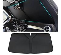 ROROGUSO Convient pour Peugeot 5008 2017-2021, Pare-Soleil de Pare-Brise de Voiture, Pare-Brise de fenêtre Avant Pliable, Gardez Votre Voiture au Frais