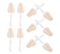 RORPOIR 10 Pièces Bottle Sponge Cleaner Brushes Deep Cleaning Soft Nonscratch Nipple Brush Set Ergonomic Handle Portable For Milk Bottles And Pacifiers