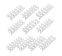 RORPOIR 12 Pièces Miniature Dollhouse Fence Decorative Wood Picket Fencing for Micro Landscape and Fairy Garden Decor Aesthetic Boundaries for Small Gardens