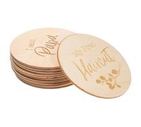 RORPOIR 12pièces Cartes Étapes Garçon Fille Bois Pour Marquer Les Étapes Clés De Croissance Mensuelle De Garçon Fille Disques Bois Pour Photographier