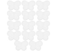 RORPOIR 14 Pièces Toile en Plastique pour Travaux de Couture et Broderie, Support Stable pour Points Précis Lignes de Quadrillage Bien Définies, pour Garçon et Filles et Adultes