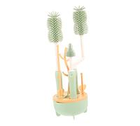 RORPOIR 1ensemble Kit De Nettoyage Pour Biberons Avec Support Brosse De Nettoyage Réutilisable Pour Biberons Tétines Et Pailles Ensemble Complet Vert Pour Garçon Fille