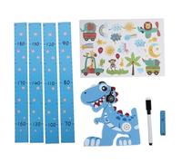 RORPOIR 1ensemble Toise Murale Amovible Autocollant Cartoon Pour Garçon Fille Décor Mural De Sticker Animaux Magnétiques Pour Chambre Garçon Fille