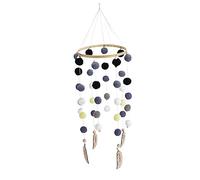 RORPOIR 1pièce Décoration Avec Pendentif Fil De Cheveux Accessoire Adorable Pour Salon Chambre Boutique Noir Gris
