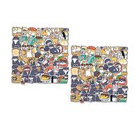 RORPOIR 2 ensembles Lot de Dautocollants Décoratifs Chats Graffiti Imperméables pour Scrapbook et Décoration Stickers Muraux Animaux Mignons pour Ordinateur Bouteille et Cahier