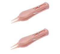 RORPOIR 2 Pièces clip de nettoyage de nez led lamps led light pince à nez pour les oreilles nettoyeur oreille clip de nez pincette pour nettoyer le nez rose