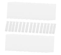 RORPOIR 2 Sets de Languettes Adhésives de Réparation Universelles pour Stores à Bandes Verticales, Légères en Pom, Accessoires de Remplacement Blanc pour Réparation Facile