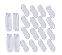 RORPOIR 20 Pièces Coussinets de Protection pour Abattant Wc Transparentes Adhésifs Silicone Antidérapants et Imperméables Amortisseurs de Chocs Réducteurs de Bruit pour Fermeture