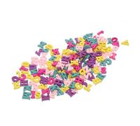 RORPOIR 200 pièces Lettres Colorées pour Bricolage Décorations Artisanales Puzzles Éducatifs et Ornements Maison Alphabet Anglais Mixte Aléatoire