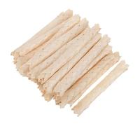 RORPOIR 24 Pièces Petits Perroquets en Bois Kaki Design Double Couche, Remplaçable et Encourageant Les Habitudes de Mastication Saines Décoration Divertissement en Cage