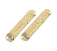 RORPOIR 2ensemble Coffret De Mezouza Métal Vintage avec Étoile De David Décoration Juive pour Maison Support Religieux pour Porte Ou Mur