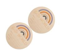 RORPOIR 2pièces Cartes Mensuelles Pour Garçon Fille Disques De Jalons Photographiques Pour Nouveaux-nés Accessoire Mémorable Pour Suivre La Croissance