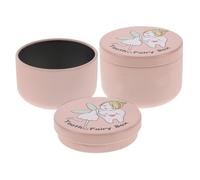 RORPOIR 2pièces Lot de Boîtes à Dents Garçon Fille Style Antique pour Conserver Première Dent Rangement Souvenirs Enfance