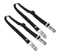 RORPOIR 2pièces Sangles de Sécurité pour Meubles Fixations Murales Robustes Anti-basculement pour Commodes Étagères et Tv Kit sans Perçage avec Chevilles Métalliques