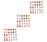 RORPOIR 3 Ensembles Accessoires De Noël en Résine Décorations De Boule À Neige Remplissable Figurines Faire La Fête Porte Lumières Féériques Guirlande De Noël Ampoules Mini 30 Pièces * 3