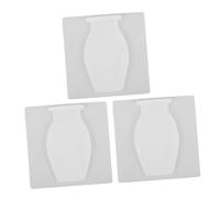 RORPOIR 3 Pièces Support de Fleurs séchées Vase Mural Vase de Fleurs Suspendu White