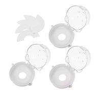 RORPOIR 3pièces Couvercle Transparent De Pour Boutons De Cuisinière Sécuritaire Pour Prévention Des Fuites De Installation Facile Accessoire De Cuisine Anti-accident