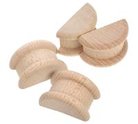 RORPOIR 4 Pièces Applique en Incrustation Sculptée en Bois, Applique en Bois pour Meubles, Colonne Romaine, Kaki, Décoration de Meubles, Facile à Installer