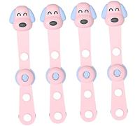 RORPOIR 4 Pièces Lot de Verrous Sécurité Armoires Verrous Garçon Fille avec Sangle Congélateurs et Fours