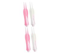 RORPOIR 4 Pièces outil de retrait de cérumen - Nettoyeur auriculaire LED pour le nez de bébé pour oreilles de bébé pour les oreilles cure-oreille LED