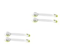 RORPOIR 4 Pièces serrures de tiroir sécurité bébé safety door lock sécurité bebe lampe solaire hérisson serrures de sécurité serrures de porte magnétiques verrou Green