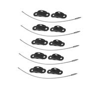 RORPOIR 5 Pièces Kit Anti-basculement Fixations Murales pour Meubles Sangles de Fixation pour Armoires et Bibliothèques Sécurité Bébé et Animaux