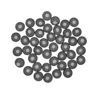 RORPOIR 500 Pièces Embouts en Mousse pour Écouteurs 18mm Noirs, Coussinets | Mousse Souple Microporeuse, Rechange pour Casques et Lecteurs, Usage Bureau ou Maison