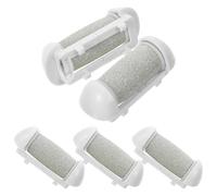 RORPOIR 5pcs Accessoires Pédicure Têtes de Rechange en Plastique Faciles à Installer pour Épilateur de Peau de Pied et Soin des Pieds