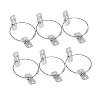 RORPOIR 6 Ensembles Dispositif de fixation anti-inclinaison kit d'ancrage mural de meubles anti-pointes Sangles anti-pointe avec boucles métalliques STRACTS SECRIT Acier inoxydable