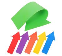 RORPOIR 6 Pièces Marqueurs de Position Plats en TPE, Forme Flèche, Kit de Marquage de Terrain de Pickleball, Assistance au Positionnement Précis, Entraînement Sportif en Extérieur