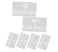 RORPOIR 6 Pièces Outil Précis Mesure de Hauteur Garçon Fille Modèle Peinturable Style Campagne pour Décoration Murale